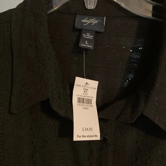 Day trip black light weight blouse. NWT - Picture 2 of 4